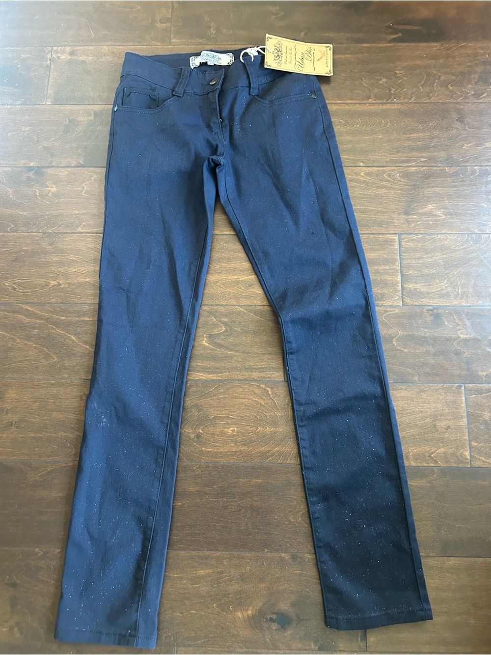 Urban Bliss New Blue Jeans Sparkle Glitter Sz 8 Gscase